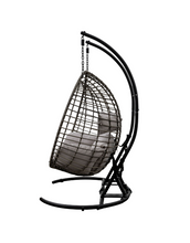 Load image into Gallery viewer, Adanero Hanging Chair 2 Seater Grey Rattan
