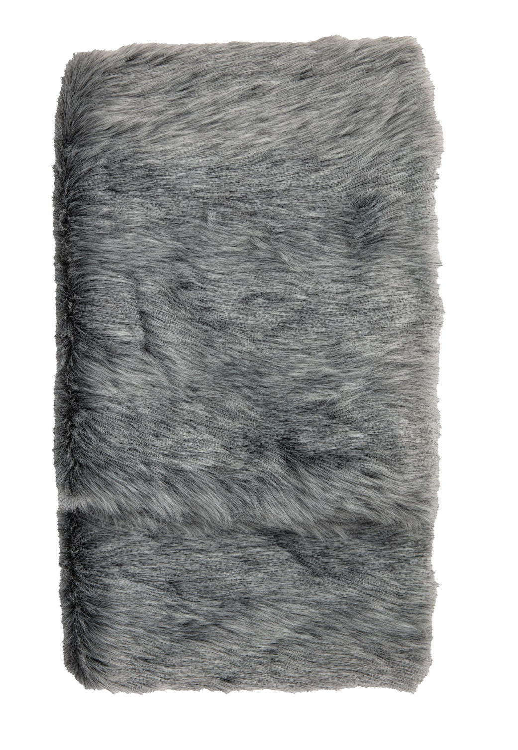 Alaskan Faux Fur Throw Premium Grey