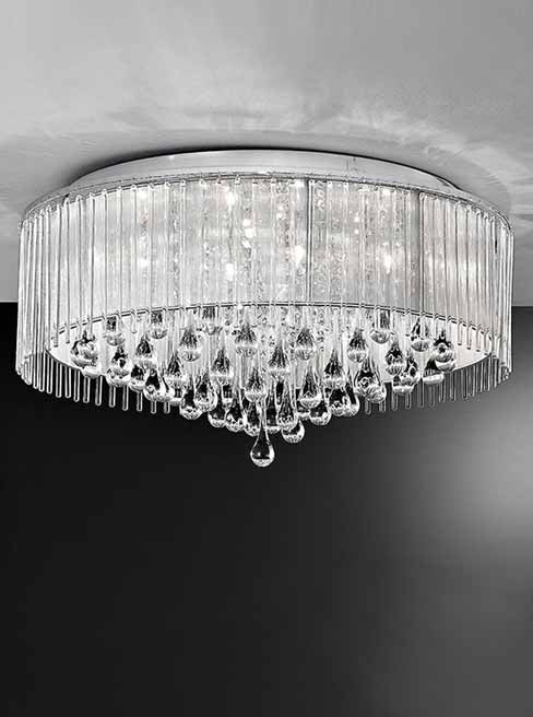 Spirit 8 Light Flush Chandelier