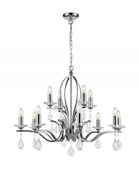 Willow 12 Light Chandelier
