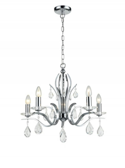 Willow 5 Light Chandelier