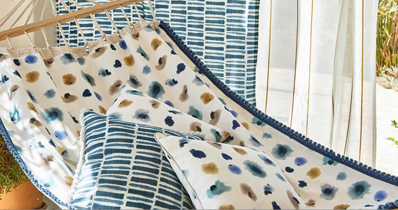 Horto Outdoor Cushion Indigo Villa Nova
