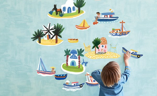 Island Hopping Wall Stickers Villa Nova