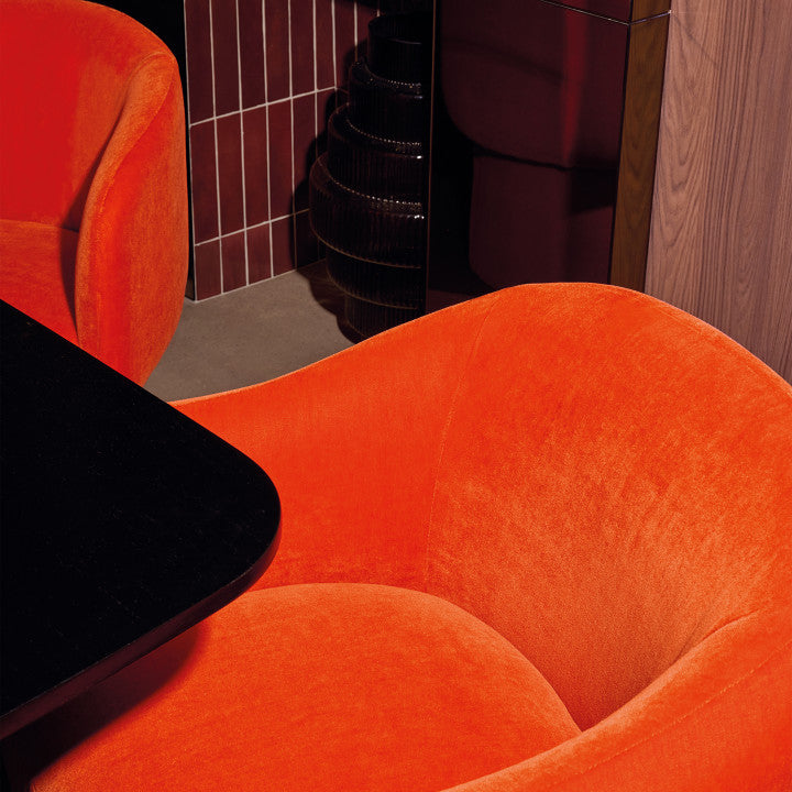 Fuzzy FR Fabric – Kirkby Red