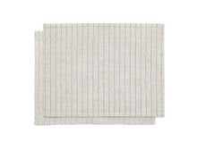 Load image into Gallery viewer, Natural Stripe Placemat (4pk)
