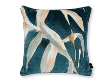 Load image into Gallery viewer, Makona Cushion Teal Velvet Black Edition
