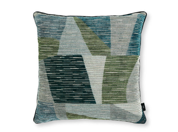 Tabala Velvet Cushion Wakame Jacquard Velvet Black Edition