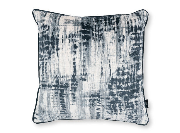 Jackson Cushion Shadow Printed Velvet Black Edition