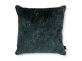 Ashi Cushion Teal Jacquard Velvet Black Edition
