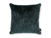 Load image into Gallery viewer, Ashi Cushion Teal Jacquard Velvet
