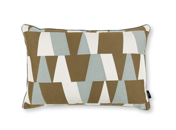 Arku Cushion Olive Jacquard Weave Black Edition