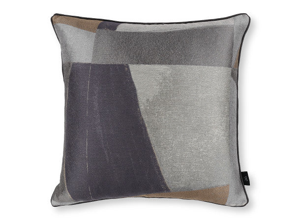 Tabala Cushion Indium Decorative Jacquard Weave Black Edition