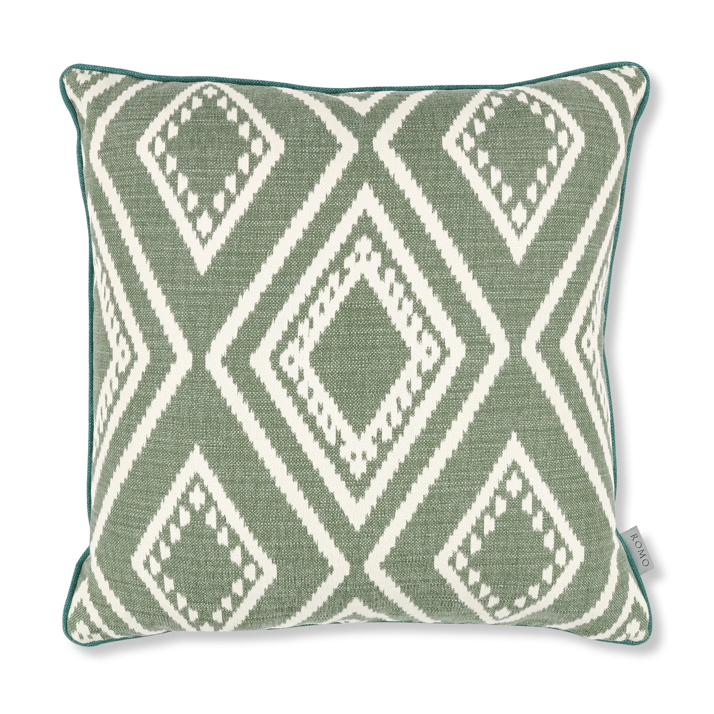 Toulin 50cm Geometric Cushion Spinach Romo