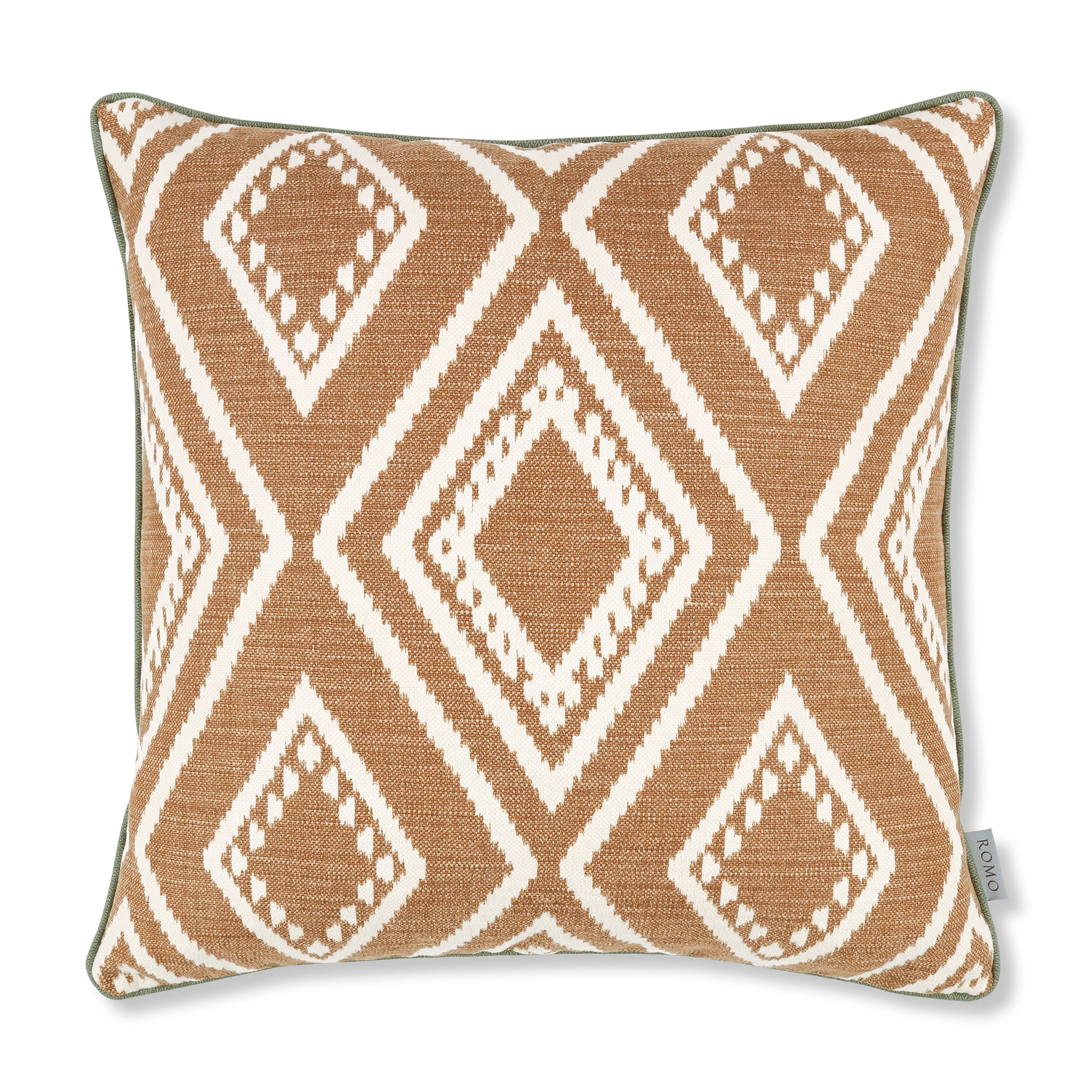 Toulin 50cm Geometric Cushion Copper Romo