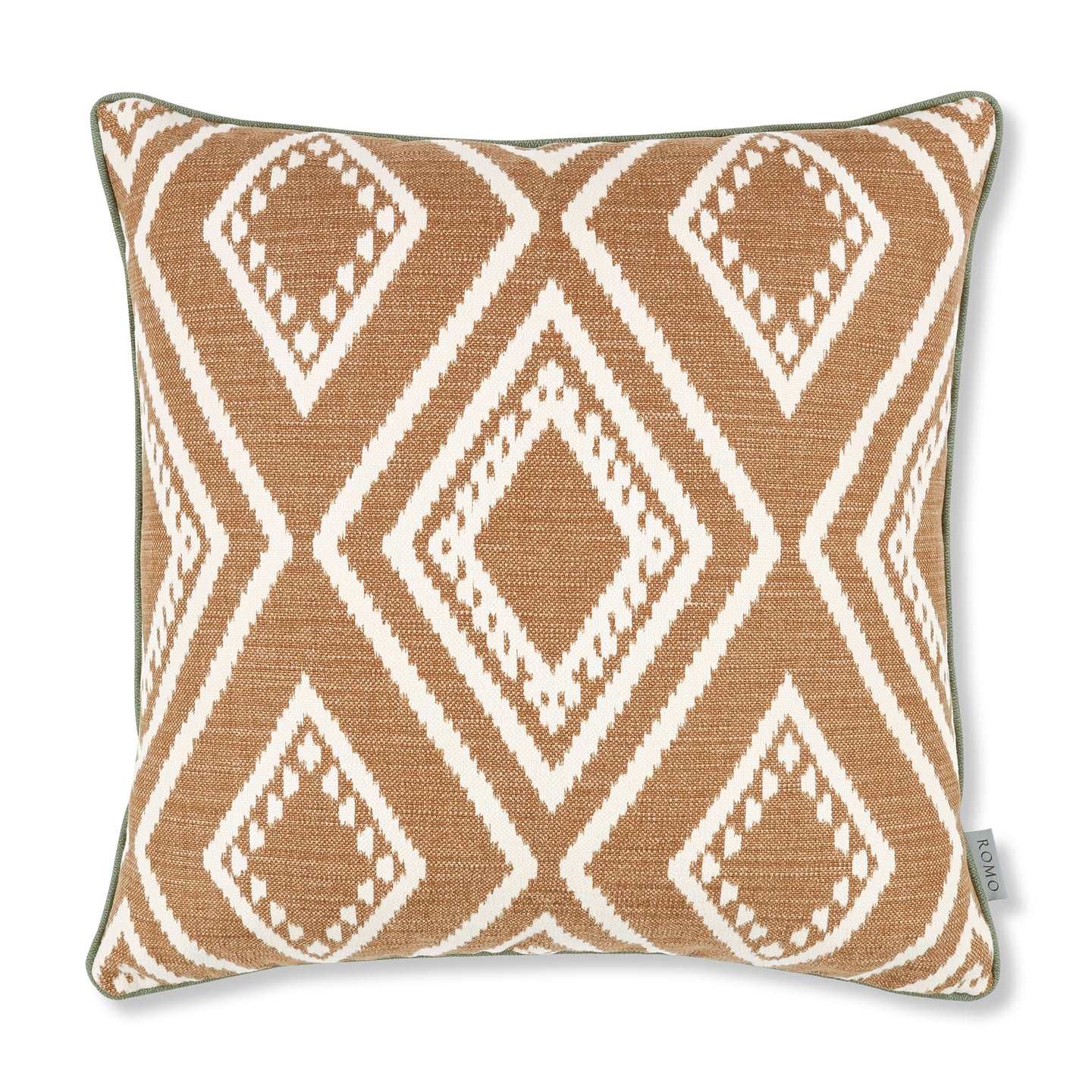 Toulin 50cm Geometric Cushion Copper Romo