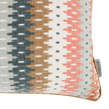 Load image into Gallery viewer, Edra 50cmx30cm Geometric Stripe Cushion Pimento Romo
