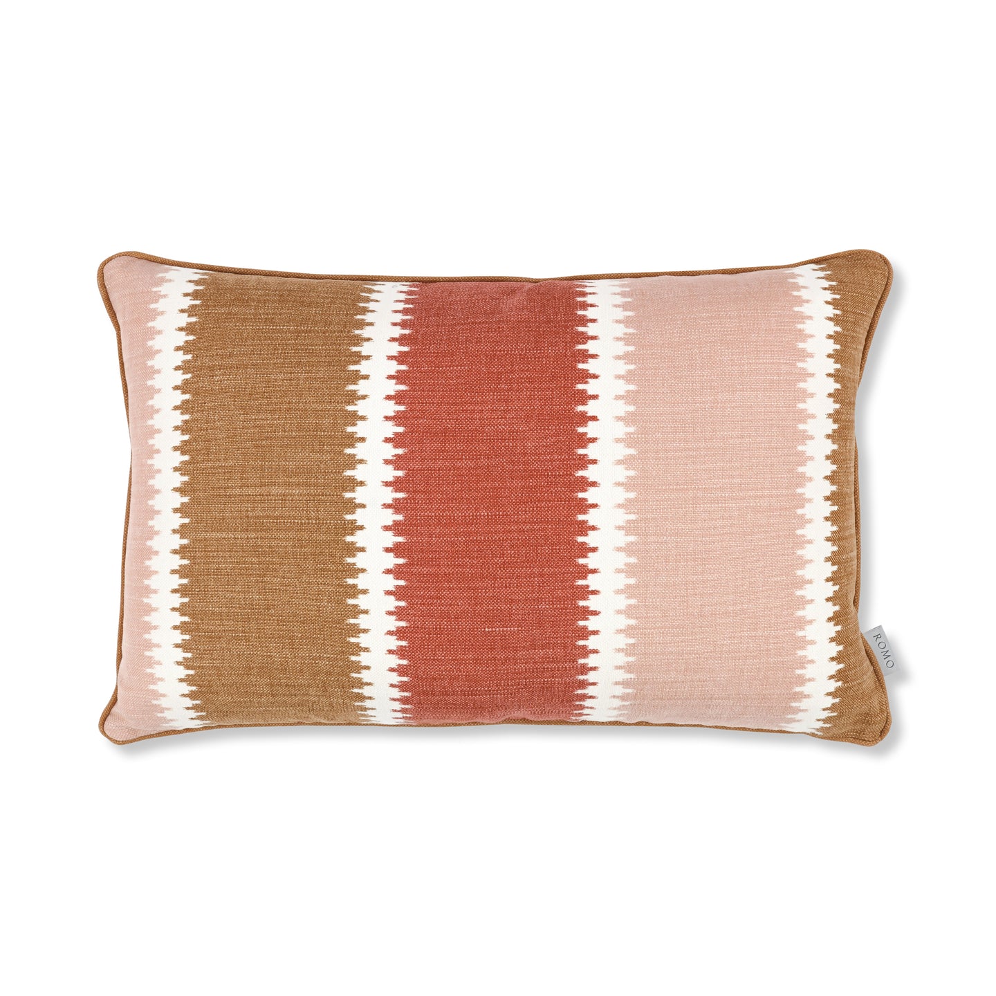 Odina 60cmx40cm Geometric Stripe Cushion Russet Romo