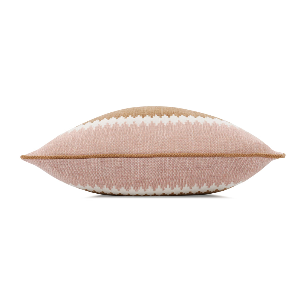 Odina 60cmx40cm Geometric Stripe Cushion Russet Romo