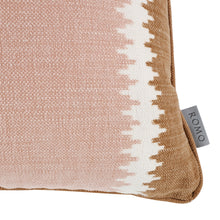 Load image into Gallery viewer, Odina 60cmx40cm Geometric Stripe Cushion Russet Romo
