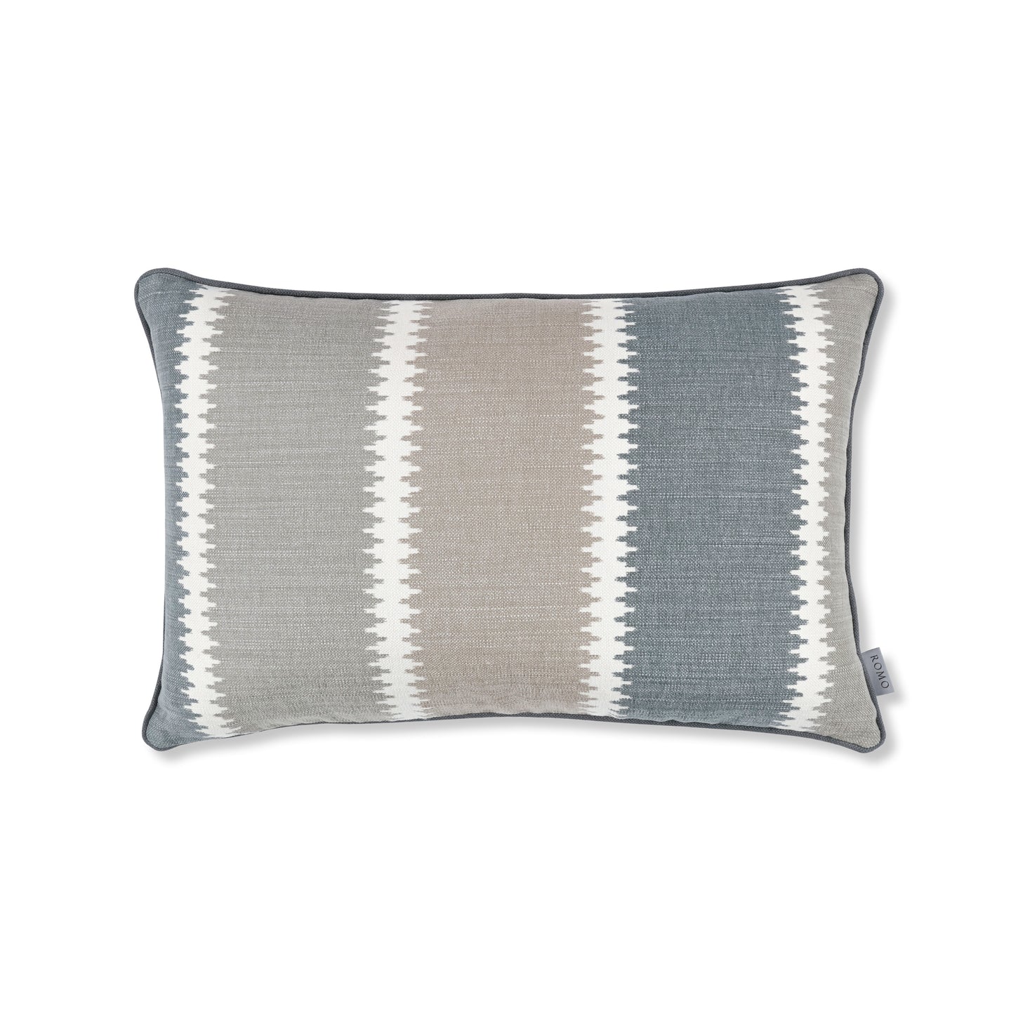 Odina 60cmx40cm Geometric Stripe Cushion Tundra Romo