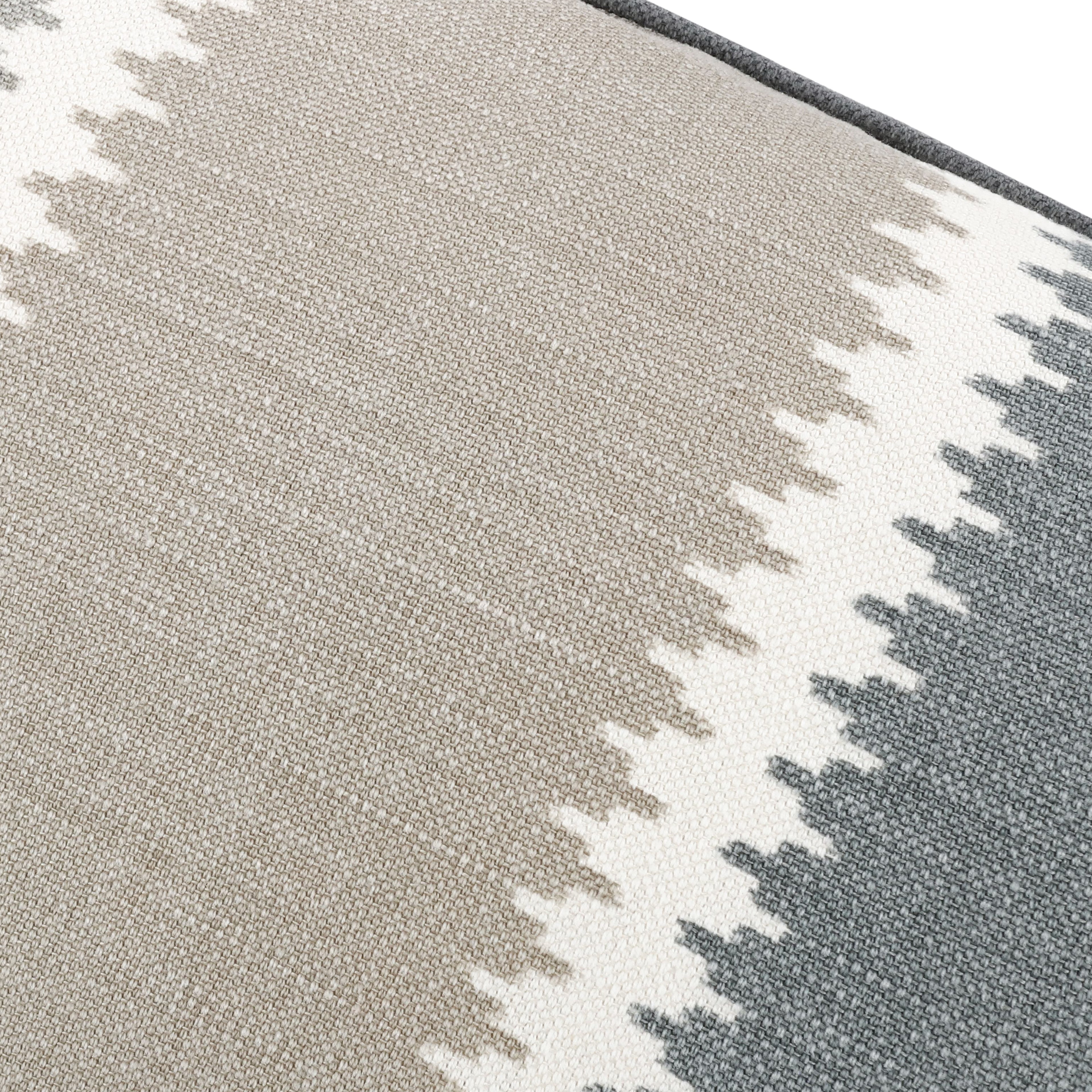 Odina 60cmx40cm Geometric Stripe Cushion Tundra Romo