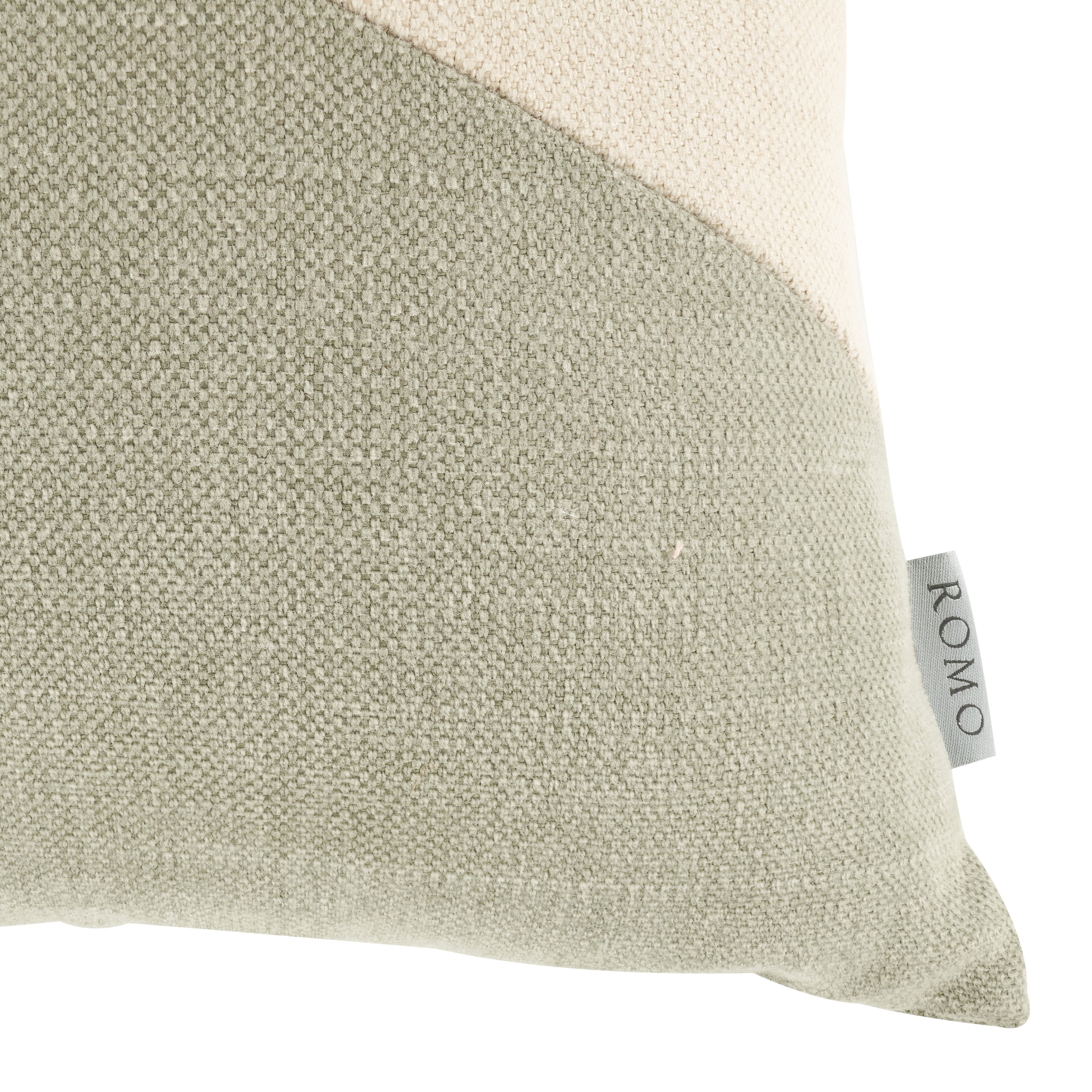 Linara Patchwork 50cm Cushion Khaki Romo