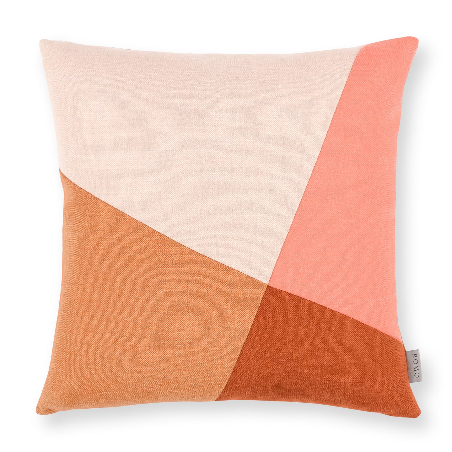 Linara Patchwork 50cm Cushion Russet Romo