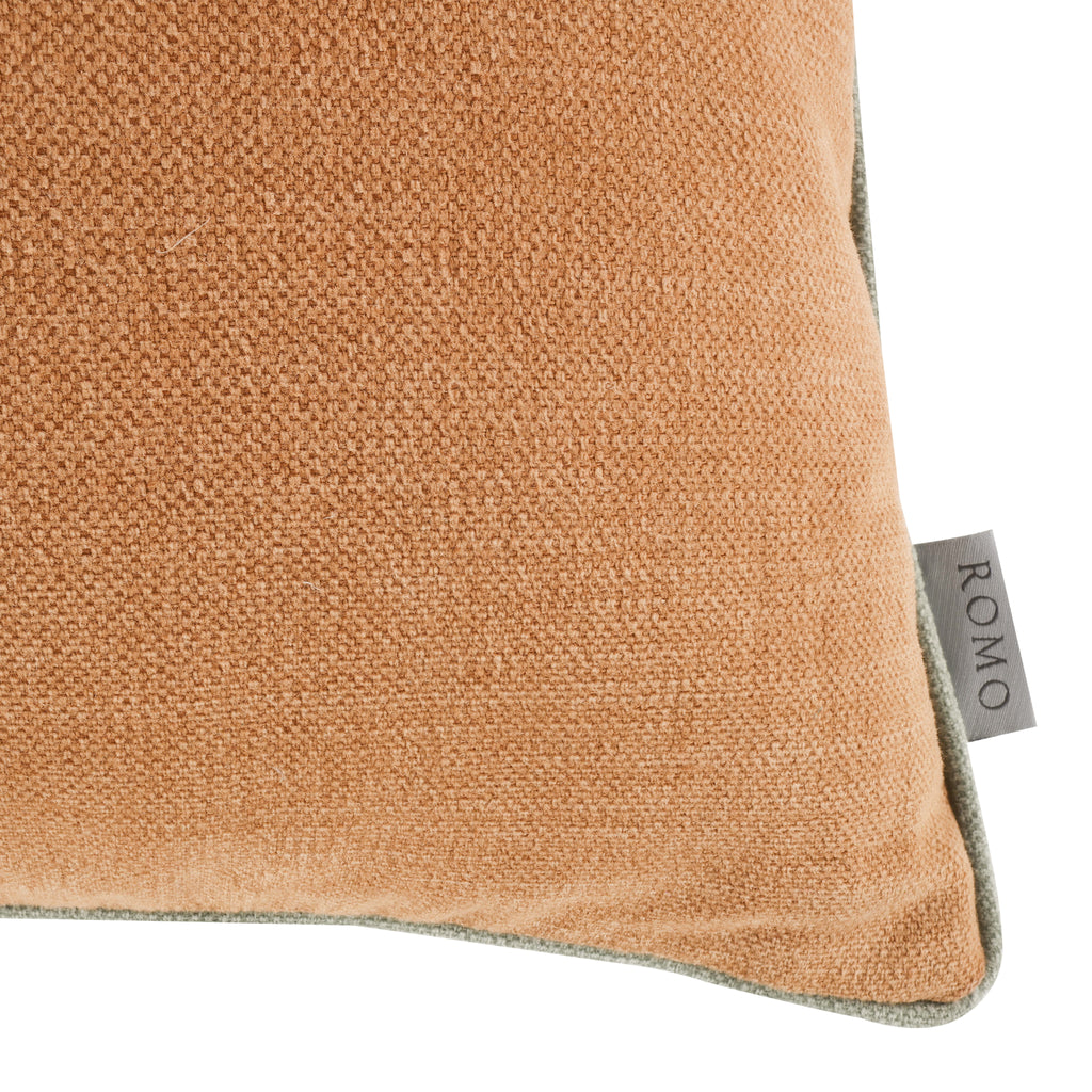Linara 50cm Linen Cushion Copper Romo