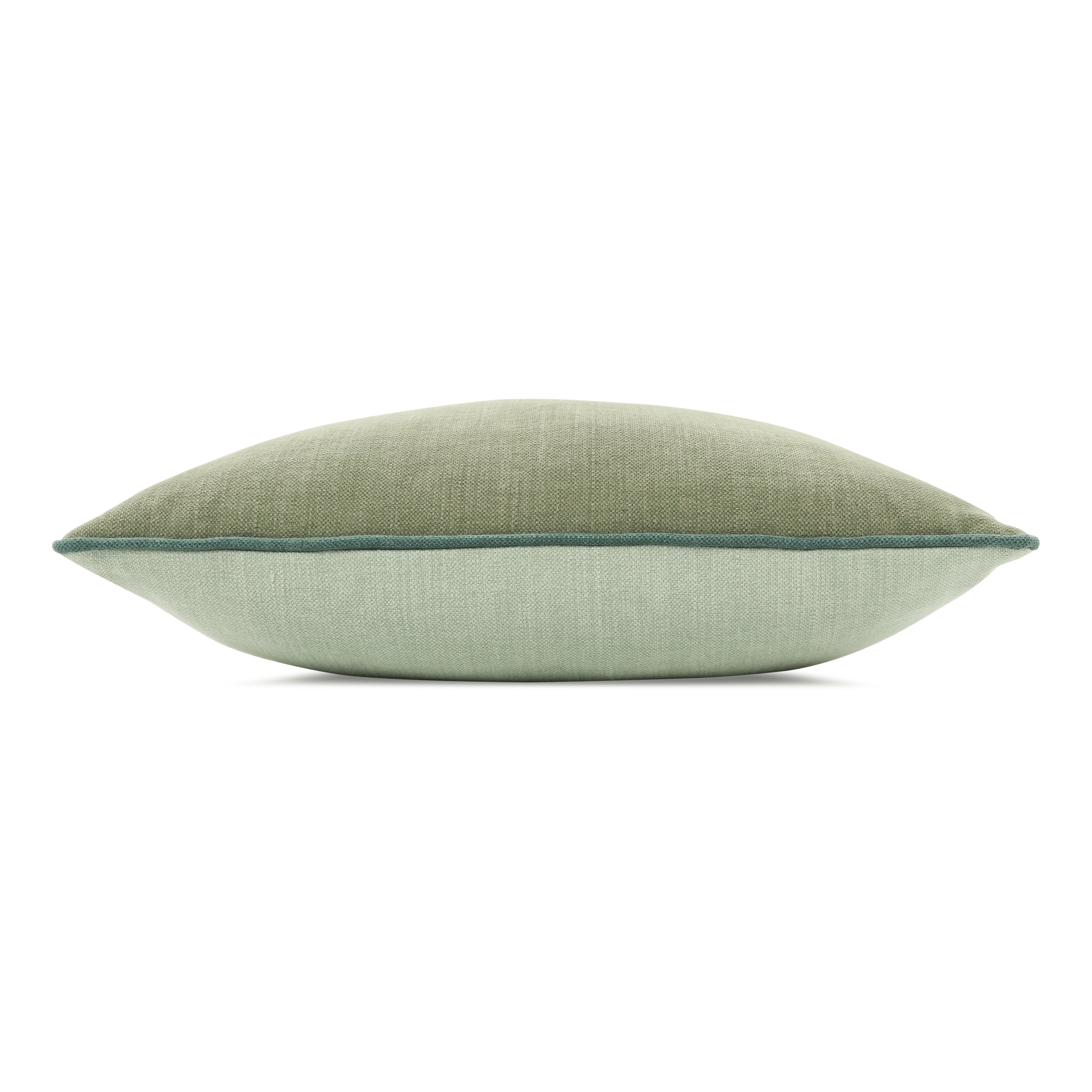 Linara 50cm Linen Cushion Spinach Romo