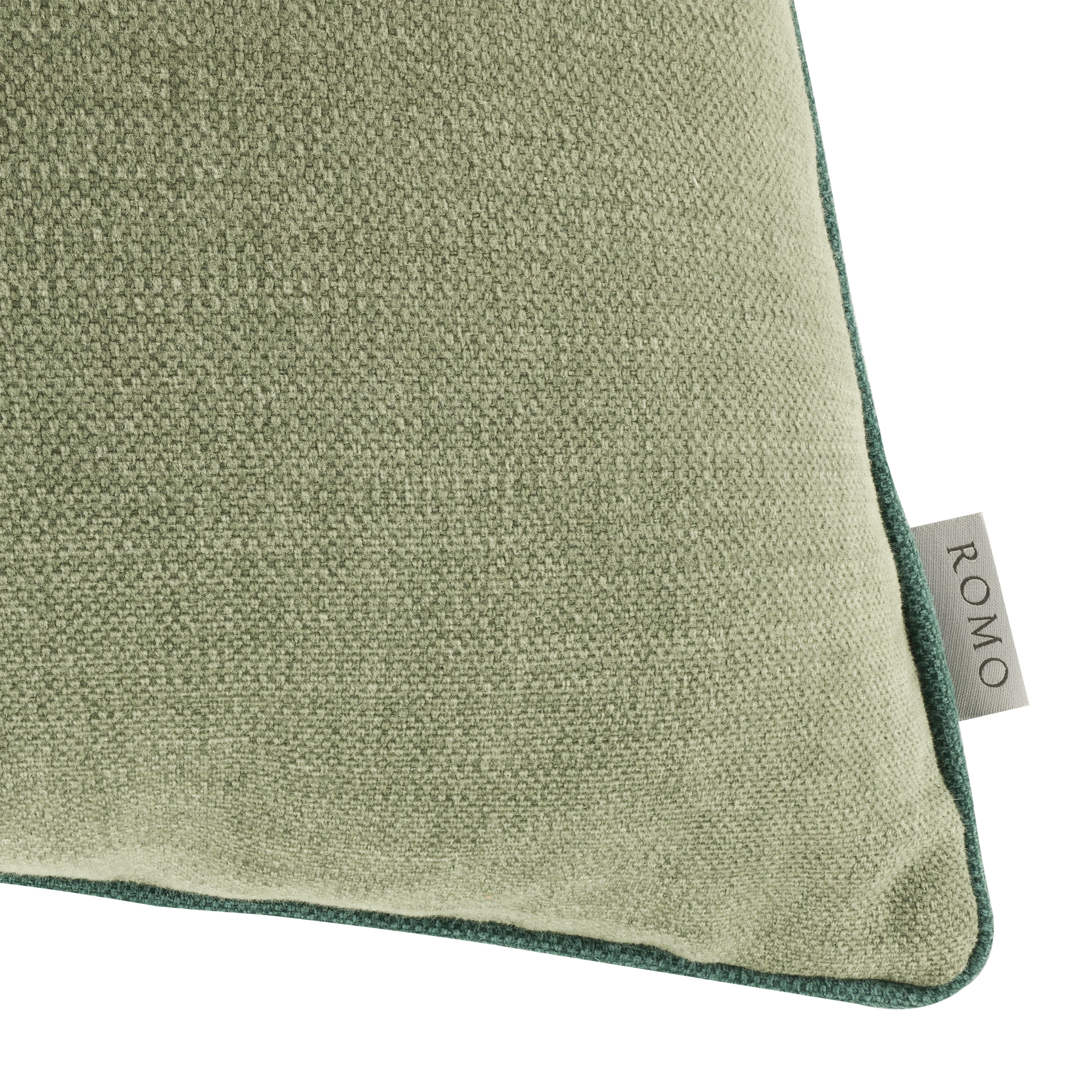 Linara 50cm Linen Cushion Spinach Romo