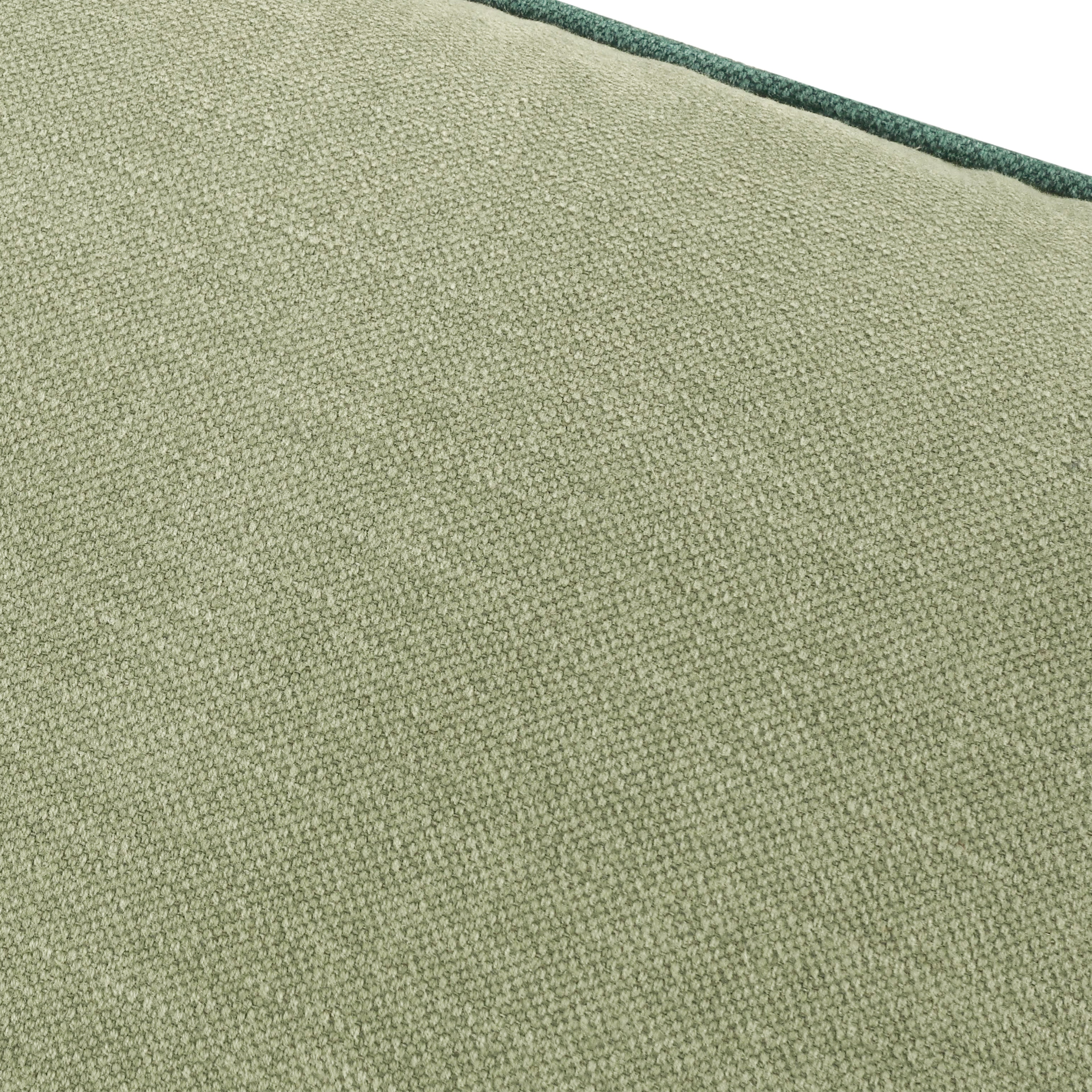 Linara 50cm Linen Cushion Spinach Romo