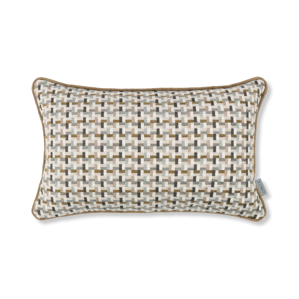 Arturo 50cmx30cm Cotton Weave Cushion Antique Gold Romo