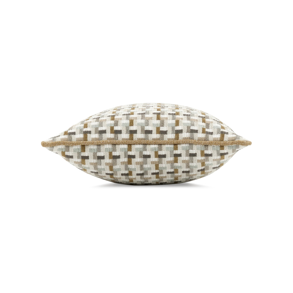 Arturo 50cmx30cm Cotton Weave Cushion Antique Gold Romo