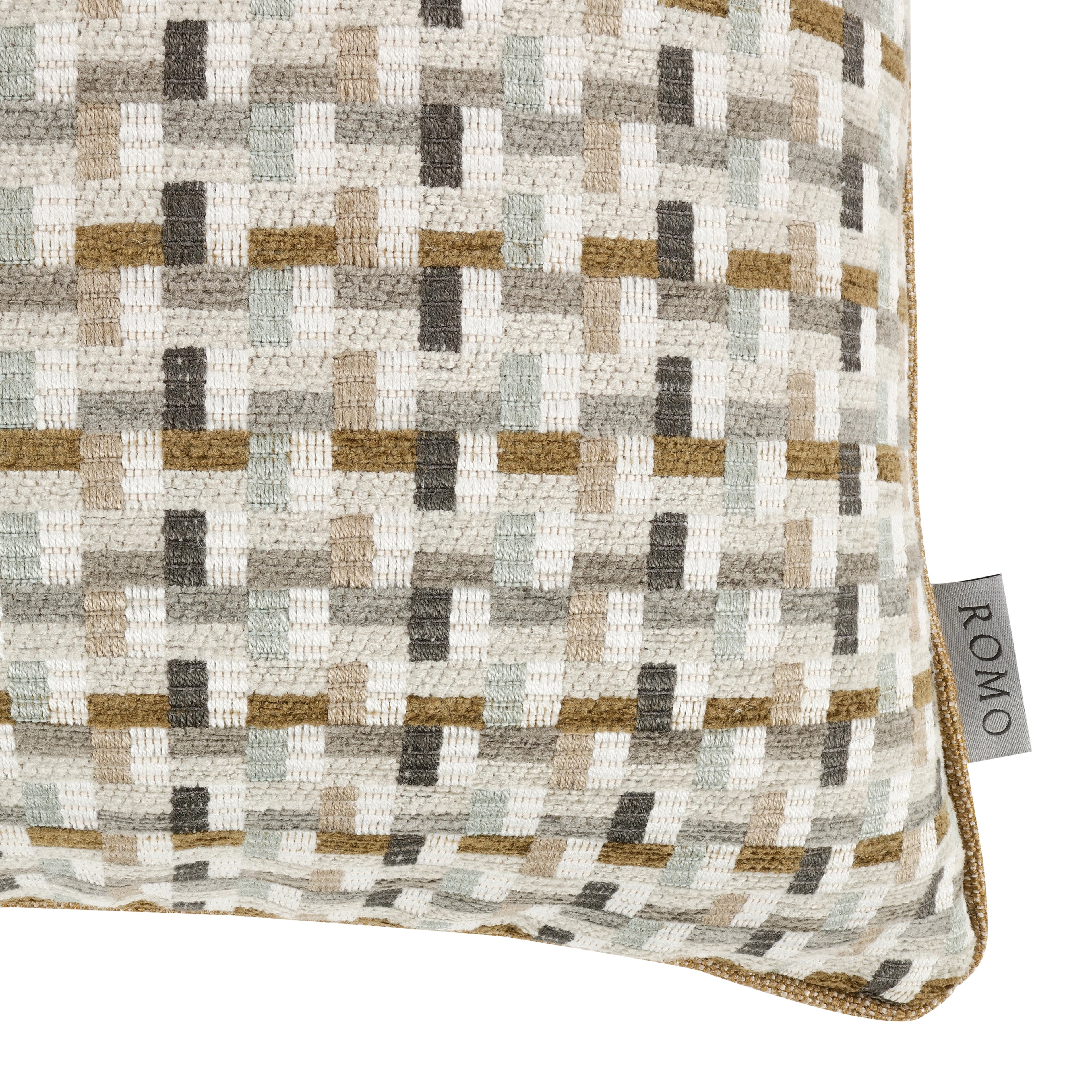 Arturo 50cmx30cm Cotton Weave Cushion Antique Gold Romo
