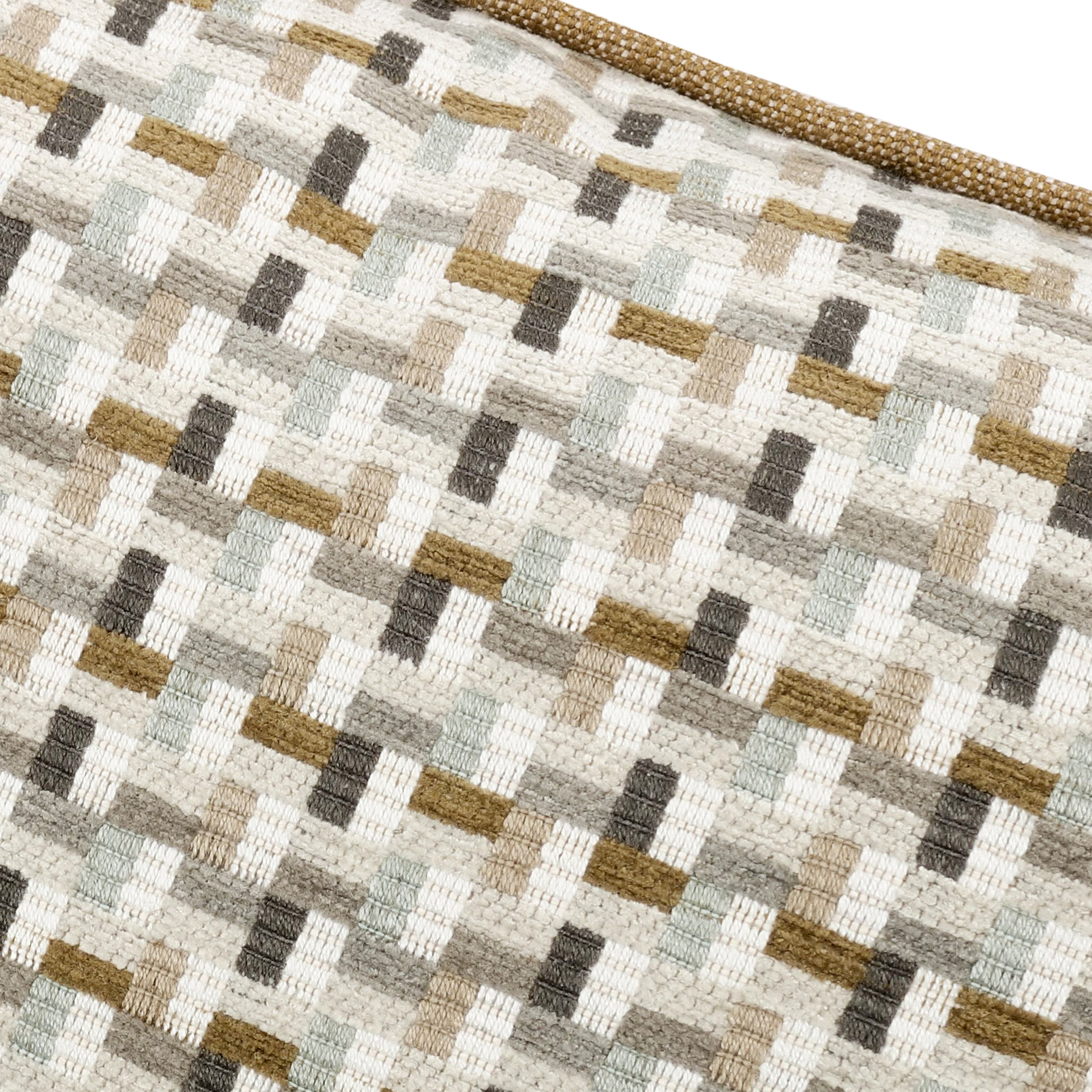 Arturo 50cmx30cm Cotton Weave Cushion Antique Gold Romo