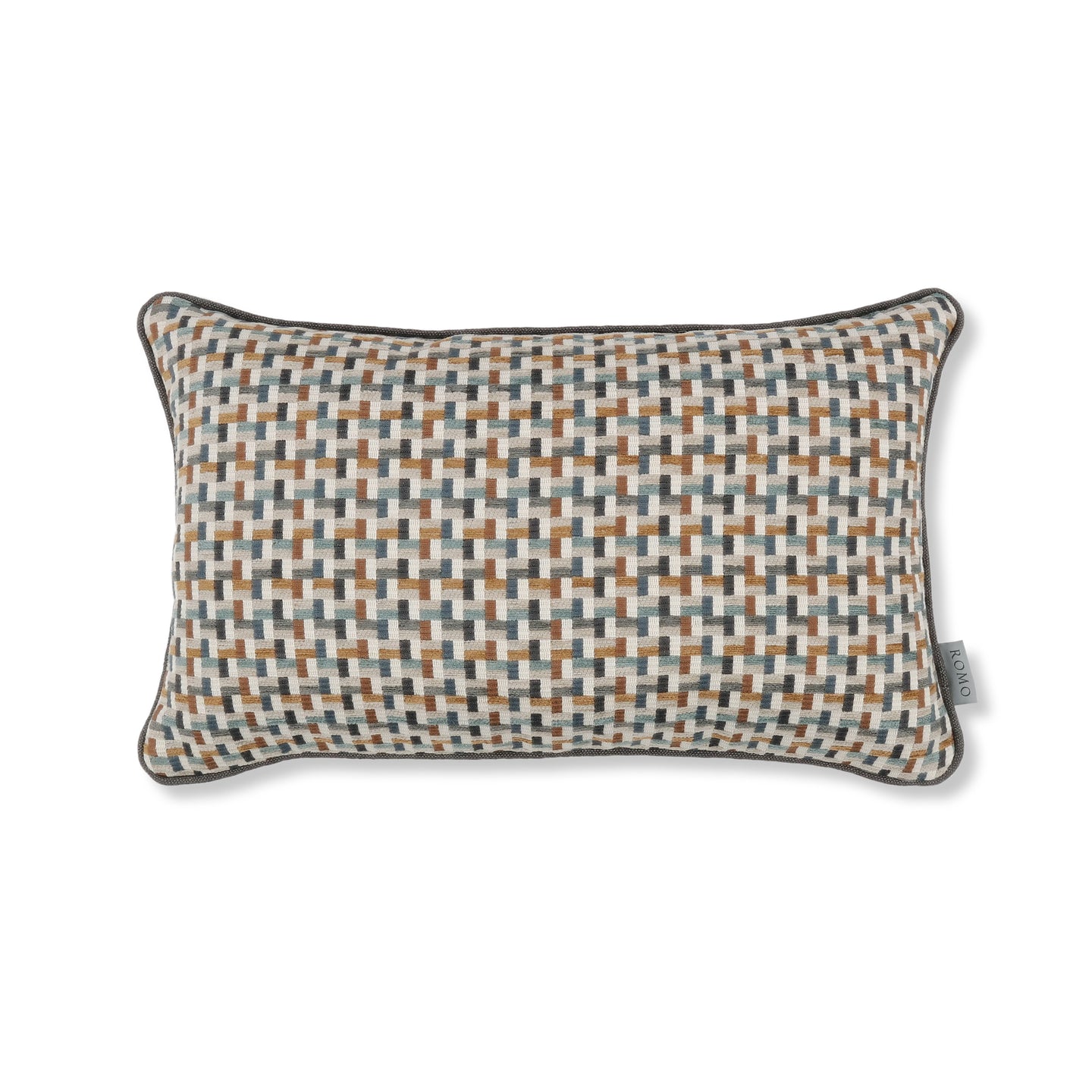 Arturo 50cmx30cm Cotton Weave Cushion Copper Romo