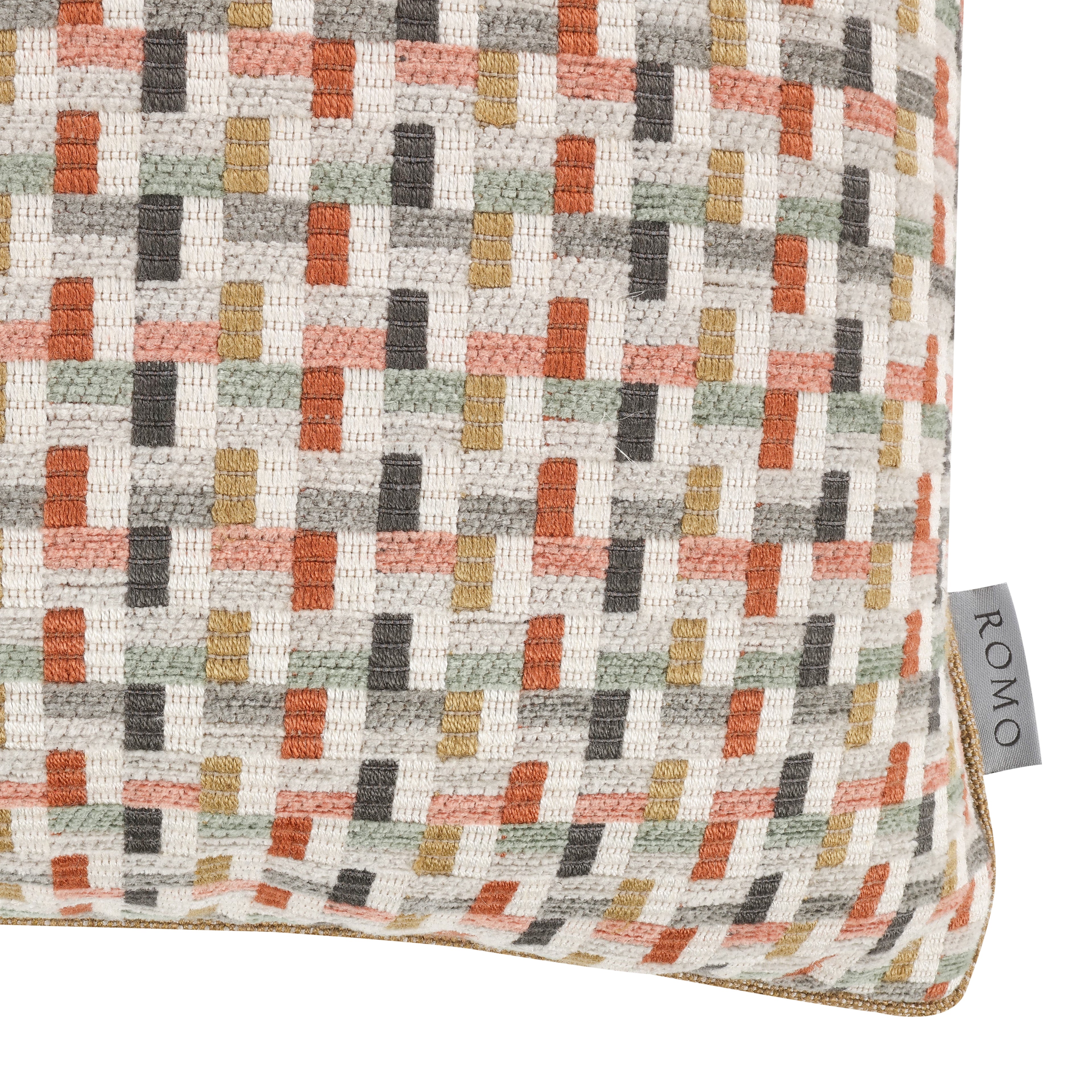 Arturo 50cmx30cm Cotton Weave Cushion Blush Romo