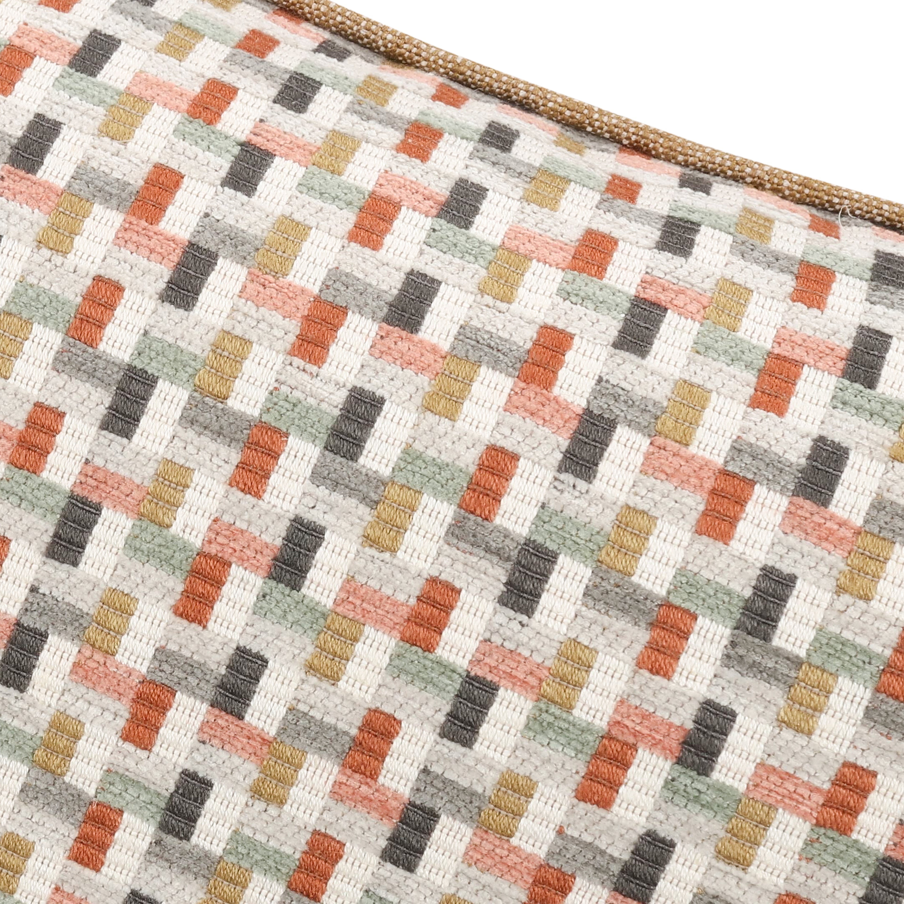 Arturo 50cmx30cm Cotton Weave Cushion Blush Romo