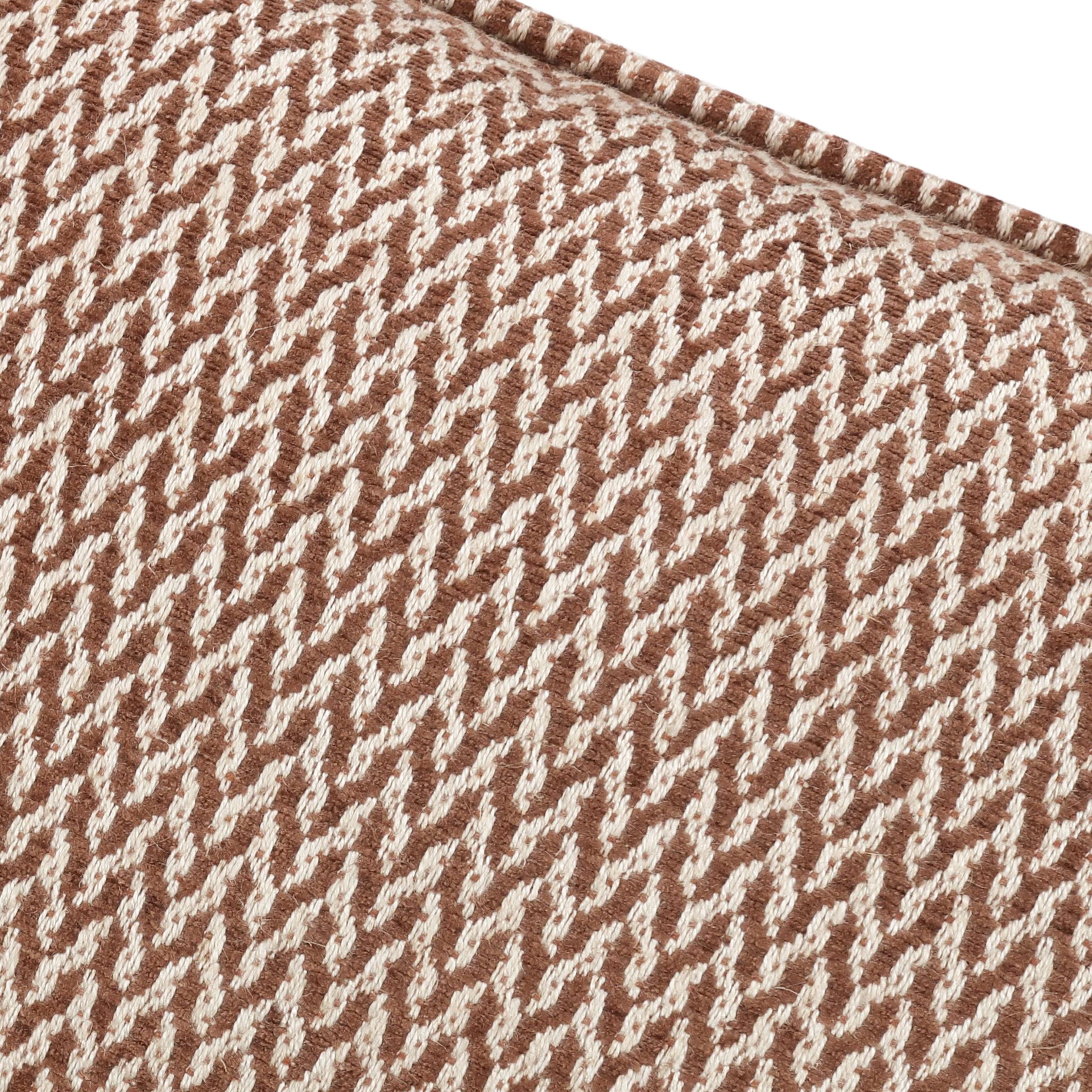 Luiz 50cmx30cm Cotton Weave Cushion Cinnamon Romo