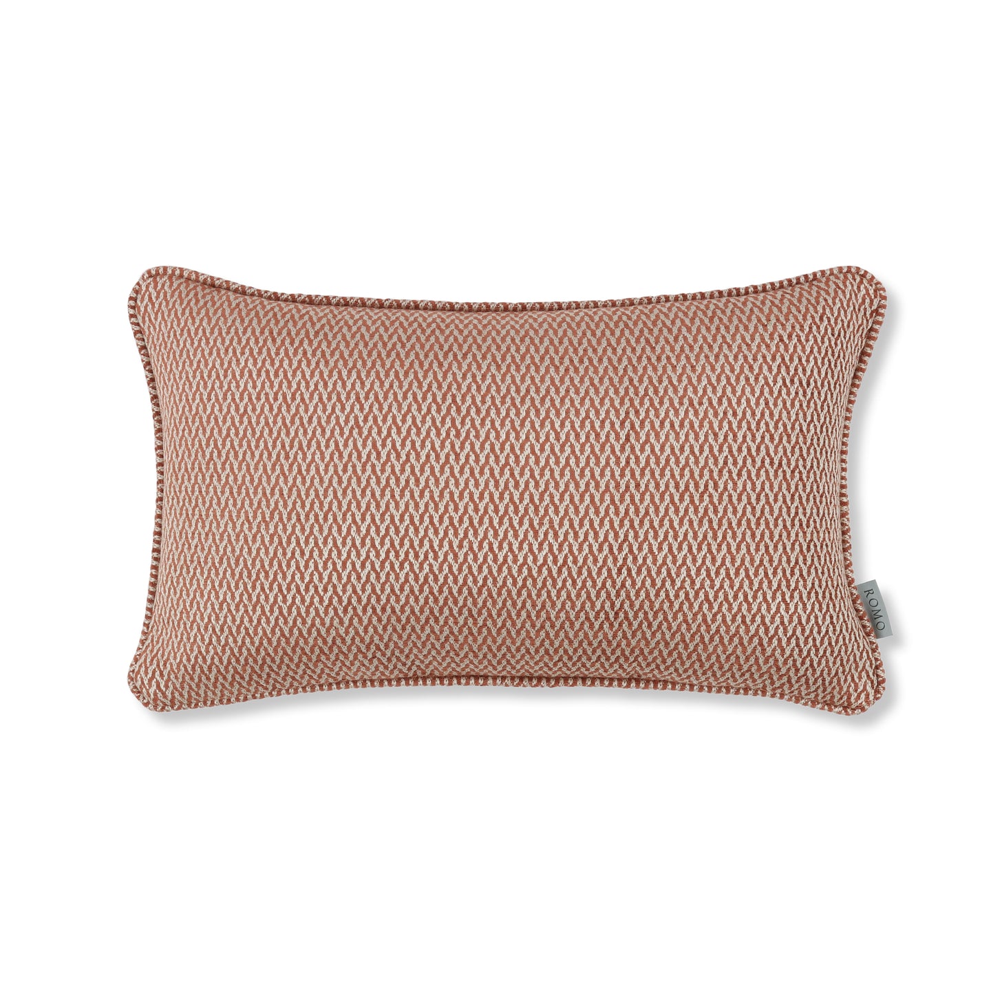 Luiz 50cmx30cm Cotton Weave Cushion Burnt Sienna Romo