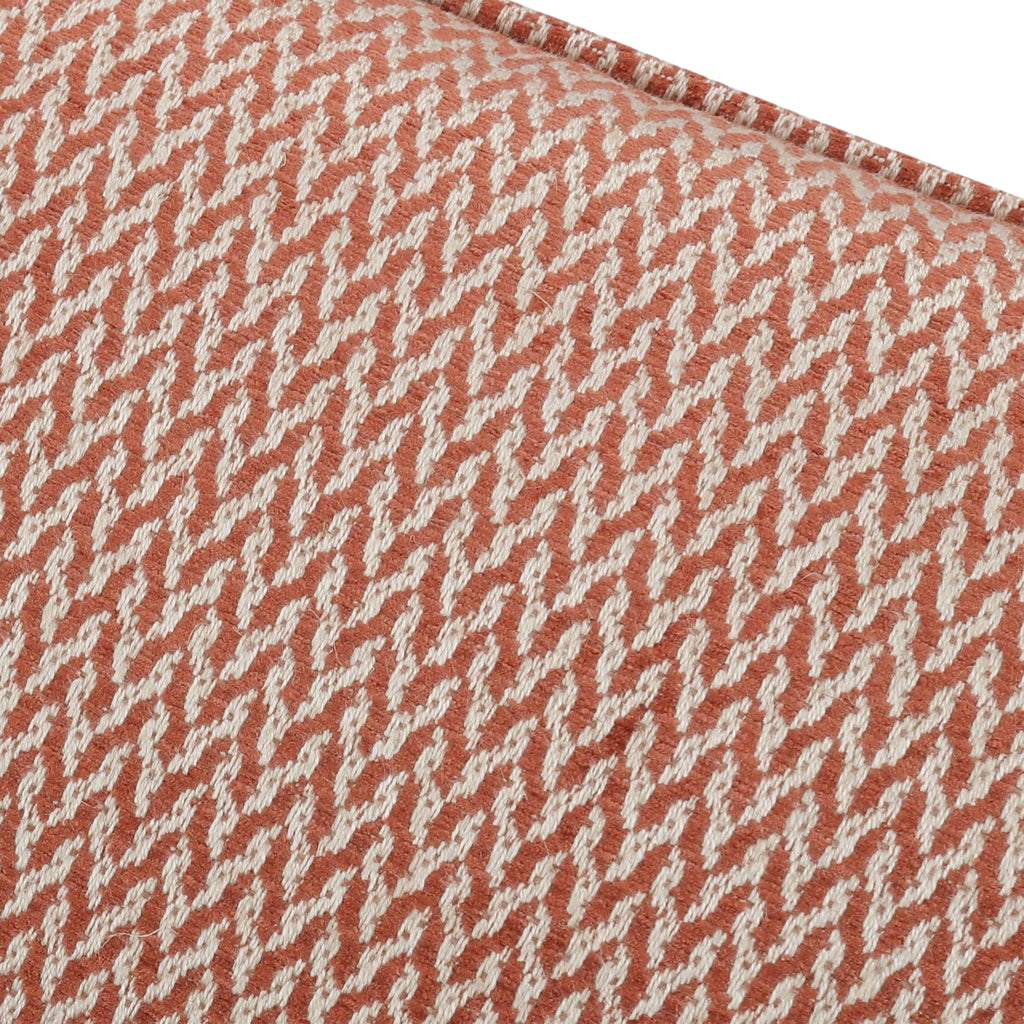 Luiz 50cmx30cm Cotton Weave Cushion Burnt Sienna Romo