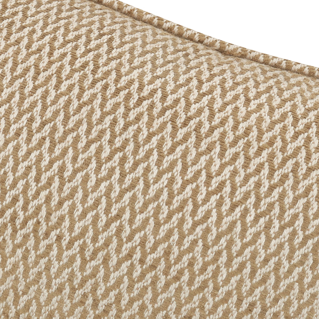 Luiz 50cmx30cm Cotton Weave Cushion Antique Gold Romo