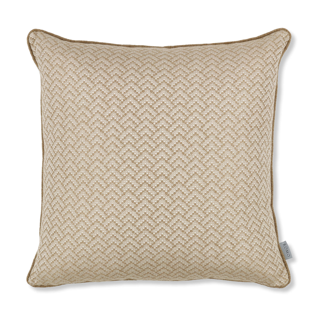 Ortico 55cm Herringbone Cushion Tawny Romo
