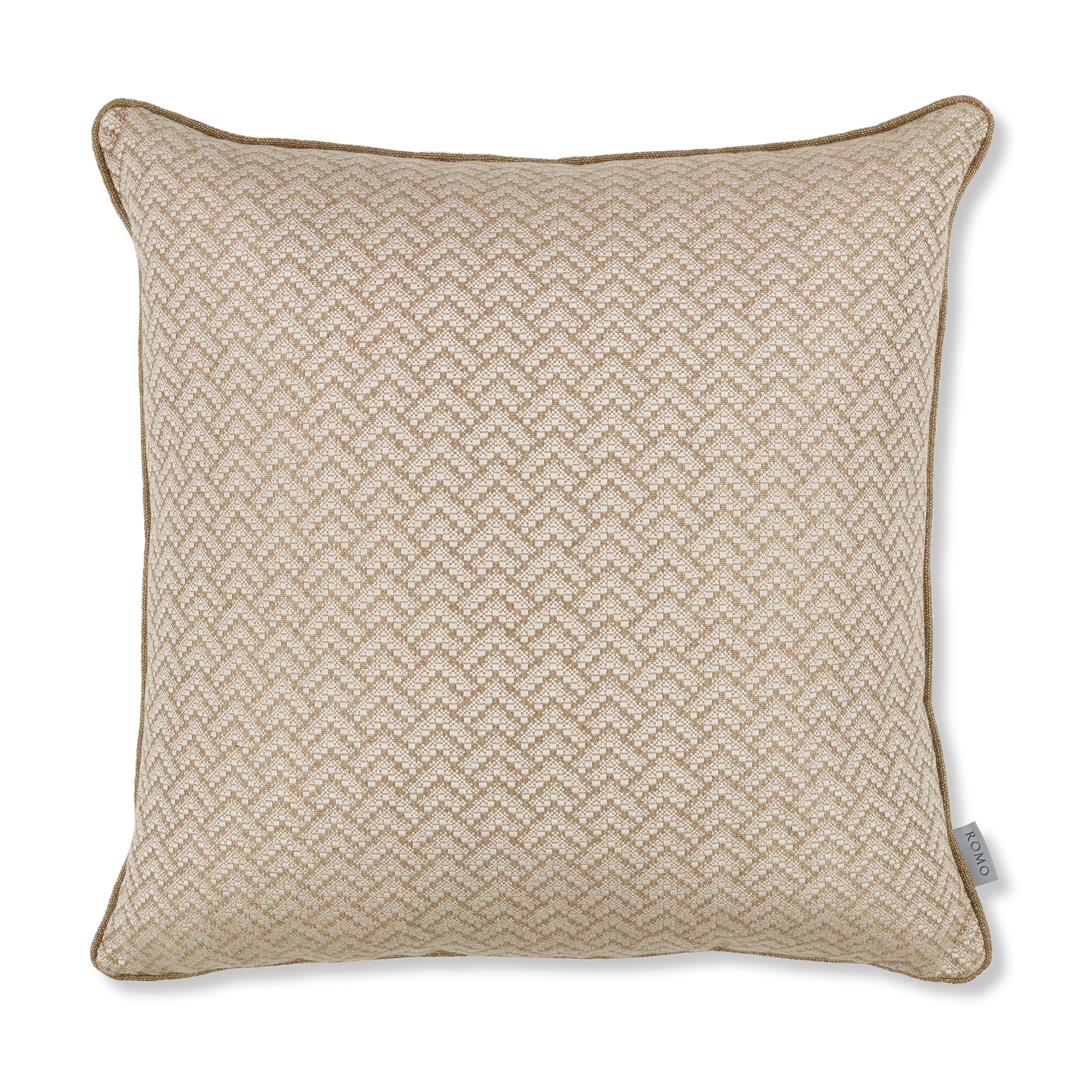 Ortico 55cm Herringbone Cushion Tawny Romo