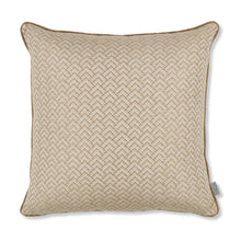 Load image into Gallery viewer, Ortico 55cm Herringbone Cushion Tawny Romo
