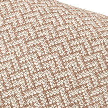 Load image into Gallery viewer, Ortico 55cm Herringbone Cushion Cinnamon Romo
