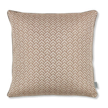 Load image into Gallery viewer, Ortico 55cm Herringbone Cushion Cinnamon Romo
