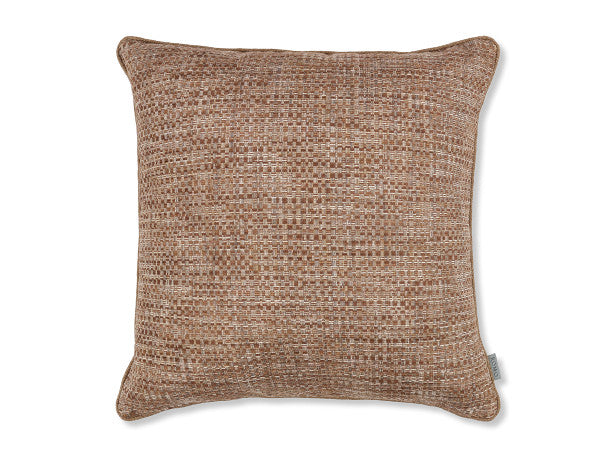 Essi 55cm Chenille Weave Cushion Cinnamon Romo