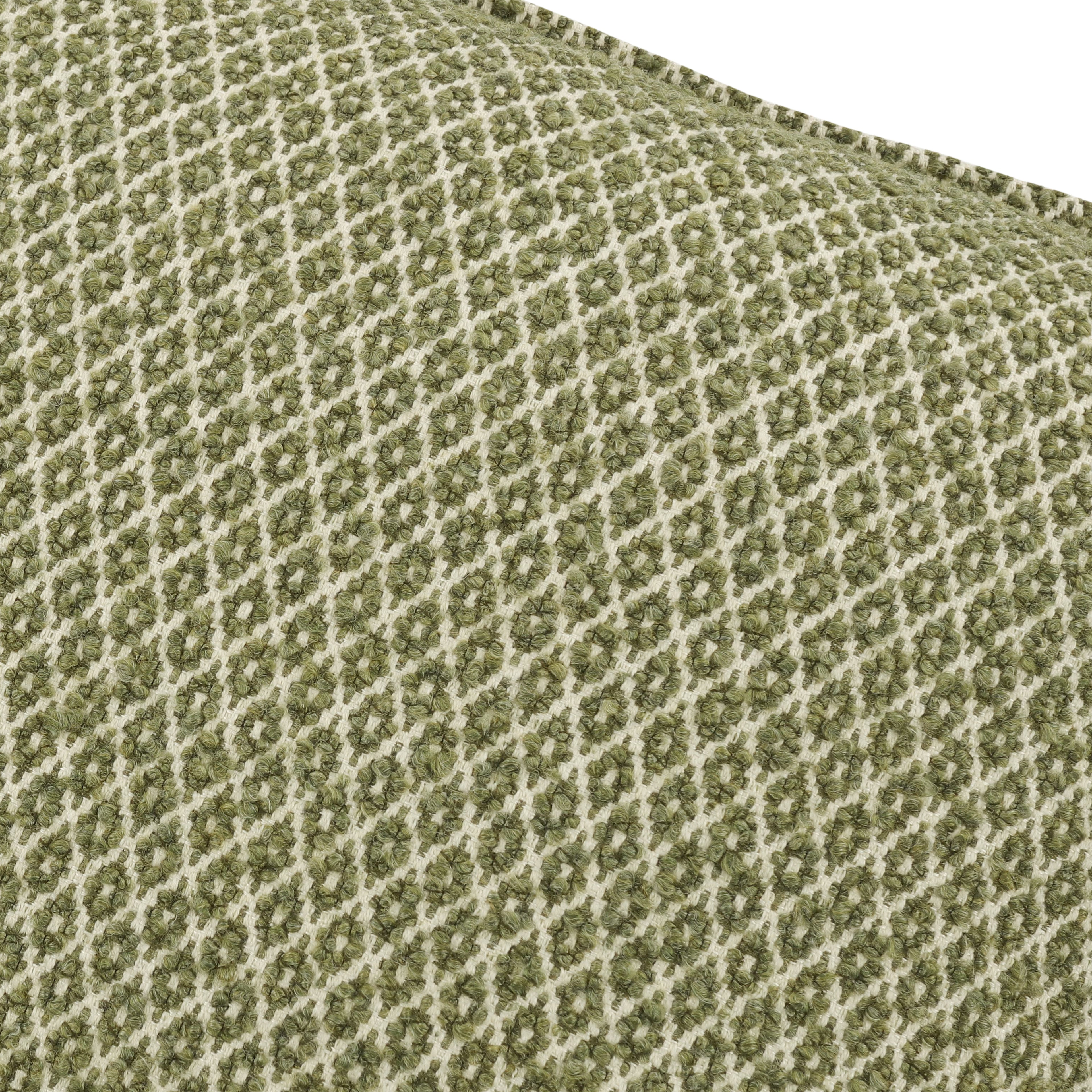 Quito 55cm Decorative Bouclé Weave Cushion Moss Romo