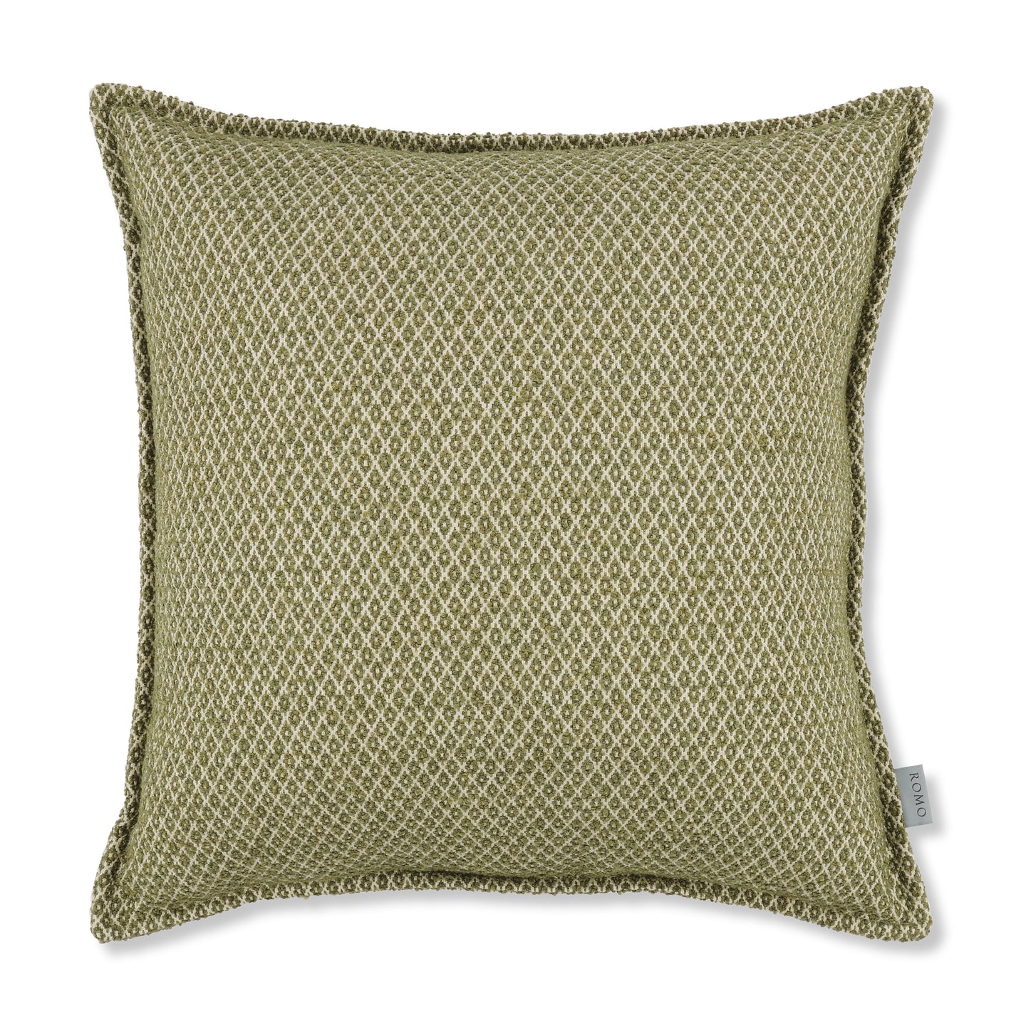 Quito 55cm Decorative Bouclé Weave Cushion Moss Romo